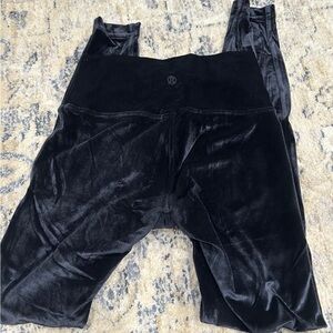 lululemon athletica Black Velvet Leggings